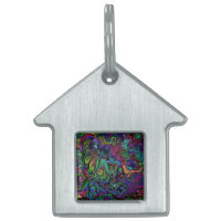 Brain Melt Pet ID Tag