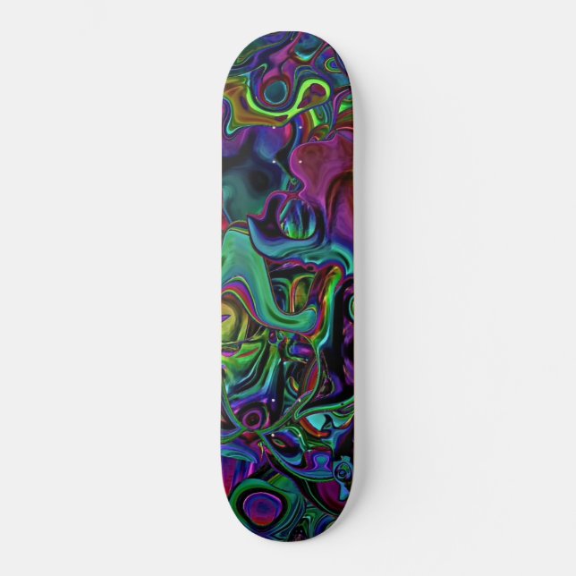 Brain Melt Skateboard (Vorderseite)