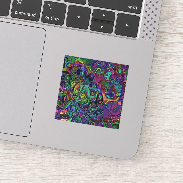 Brain Melt Sticker (Ausschnitt)