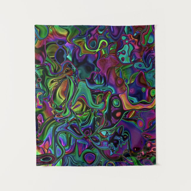 Brain Melt Tapestry Wandteppich (Vorderseite)