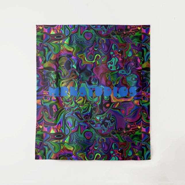 Brain Melt Tapestry Wandteppich (Vorderseite)