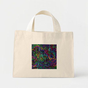 Brain Melt Tote Bag Mini Stoffbeutel