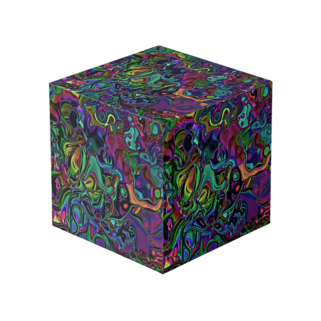Brain Melt Würfel (Vorderseite Schrägansicht)