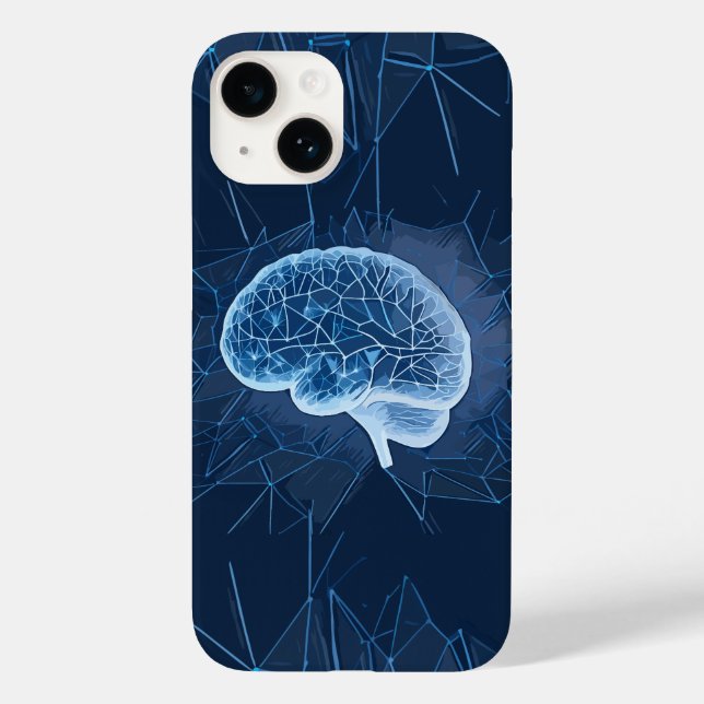 Brain Network Illustration - Neuronales Netzwerk Case-Mate iPhone Hülle (Rückseite)