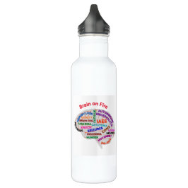 Brain on Fire AE Awareness Montag Wasserflasche Edelstahlflasche