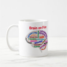 Brain on Fire AE Awareness Month 2023 Tasse