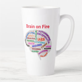 Brain on Fire AE Awareness Month 2-23 Latte Tasse