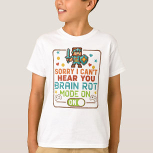 Brain Rot Modus aktiviert Gamer T-Shirt
