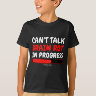 Brain Rot T-Shirt für Kinder Brainrot Wort des Jah