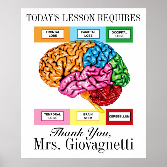Brain Spaß Teacher Poster (Vorne)