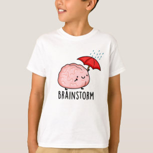 Brain Storm Funny Anatomy Pun T-Shirt