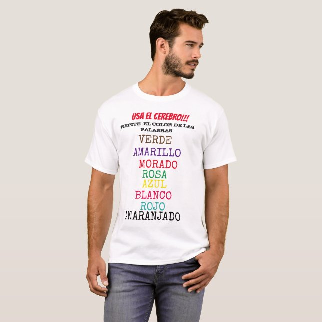 BRAIN TEST - USA EL CEREBRO TSHIRT (Vorne ganz)