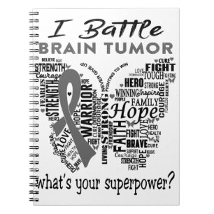 Brain Tumor Awareness Month Ribbon Geschenke Notizblock