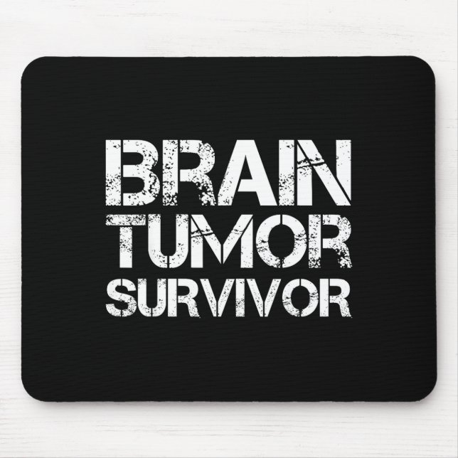 Brain Tumor Survivor For Brain Cancer Awareness Da Mousepad (Vorne)