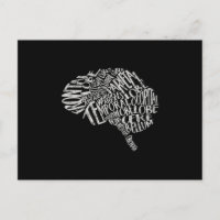 Brain Typography RN Neuroscience