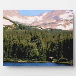 Brainard Lake Colorado Midday Sun   Fotoplatte