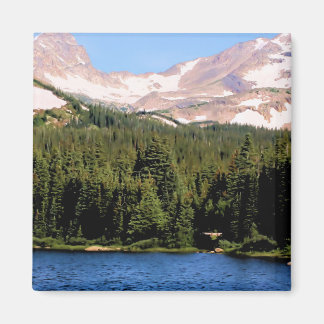 Brainard Lake Colorado Midday Sun Magnet