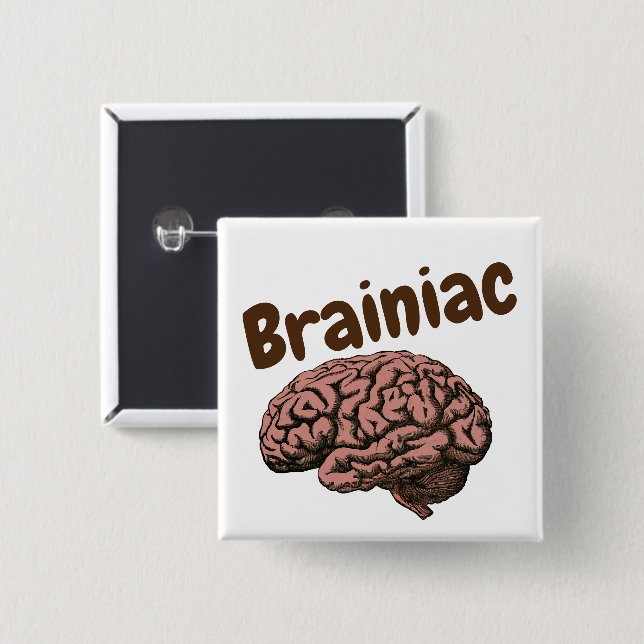 Brainiac Button (Vorne & Hinten)