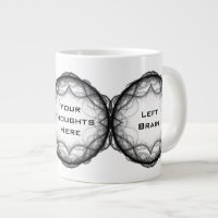 Brainiac Tasse - Gehirn rechts Gehirn Ihre Gedank