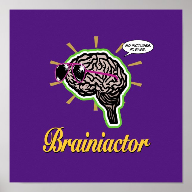 Brainiactor Lila Poster (Vorne)