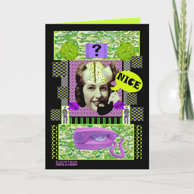 BRAINLADY GRUSS-KARTE KARTE (Vorderseite)