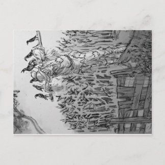 "Brainless" Scarecrow. Postkarte