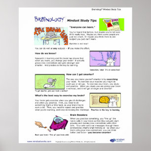 Brainology® Poster 1: Mindset-Tipps
