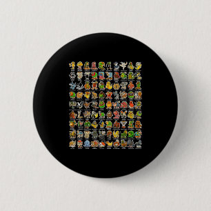 Brainrot Gen Z Funny Meme 90 Brainrot Char Button