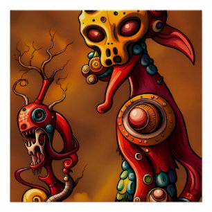 Brainrot - Ken Gage Surreal Art Poster