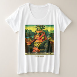 Brainrot POP Chimpabella Feminimini Smiles Große Größe T-Shirt