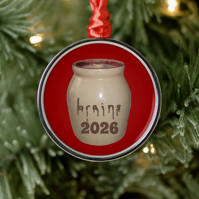 Brains Cookie Jar Ornament (Baum)