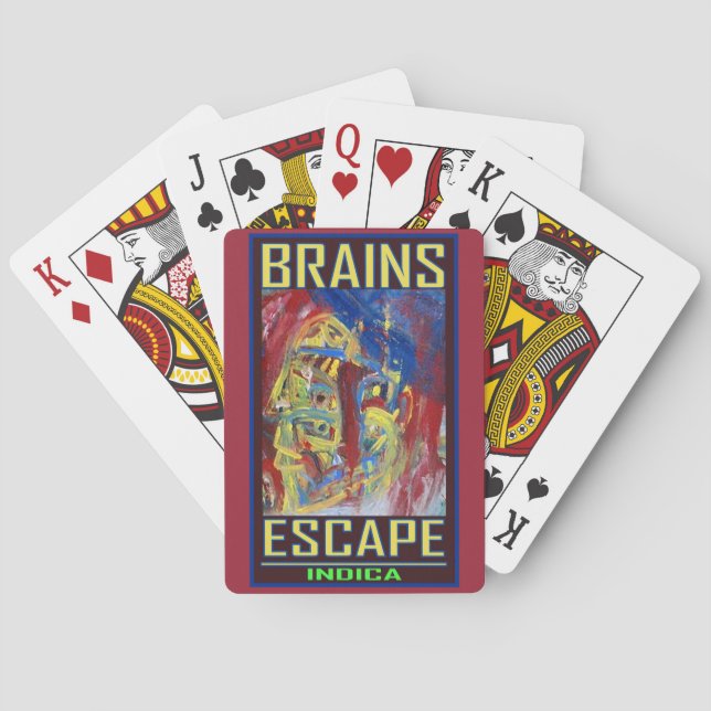 BRAINS ESCAPE INDICA SPIELKARTEN (Rückseite)