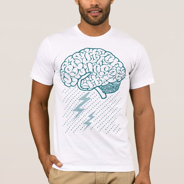 Brainstorm (Aquamarin) T-Shirt (Vorderseite)
