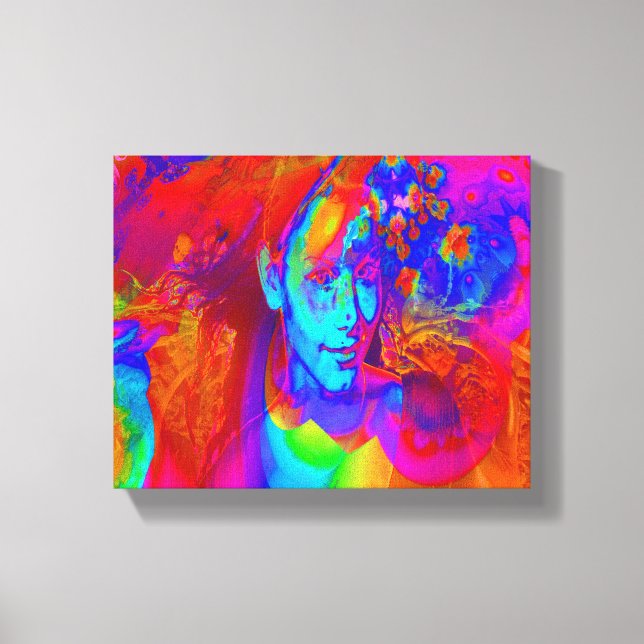 Brainstorm in Farbe Leinwanddruck (Vorderseite)