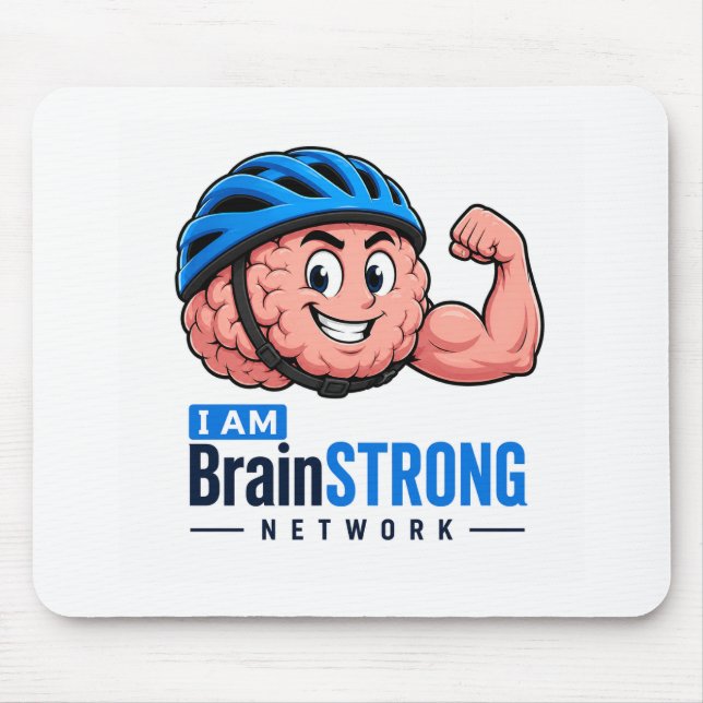 BrainSTRONG-Netzwerkmousepad Mousepad (Vorne)