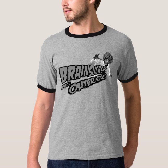 Brainsuckers Grau-Shirt T-Shirt (Vorderseite)