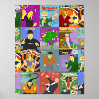 Brainwarp-Zeichen #1 - Print Poster