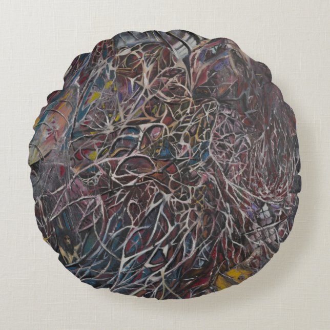 Brainwaves 2014 rundes kissen (Vorderseite)