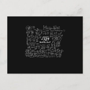 Brainy 50. Geburtstag 50 Jahre alt Mathematiker 32 Postkarte