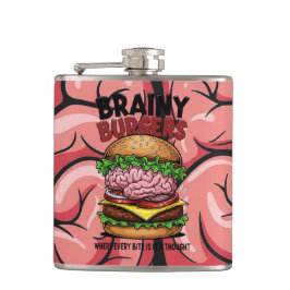 Brainy Burgers Flasche Flachmann