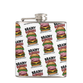 Brainy Burgers Flasche Flachmann