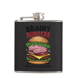 Brainy Burgers Flasche Flachmann