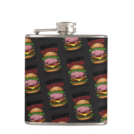 Brainy Burgers Flasche Flachmann