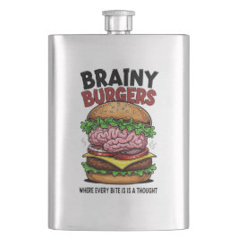 Brainy Burgers Flasche Flachmann