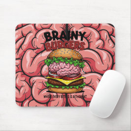 Brainy Burgers-Mauspad Mousepad