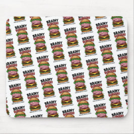Brainy Burgers-Mauspad Mousepad