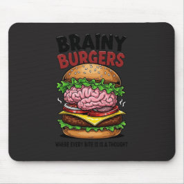 Brainy Burgers-Mauspad Mousepad