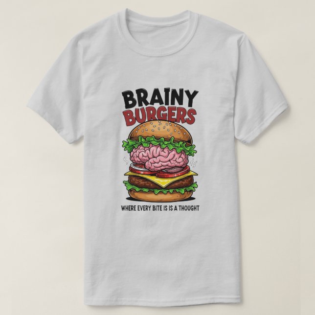 Brainy Burgers T-Shirt (Design vorne)