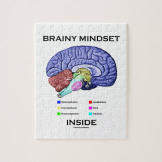 Brainy Denkrichtung-Innere (anatomisches Gehirn) Puzzle