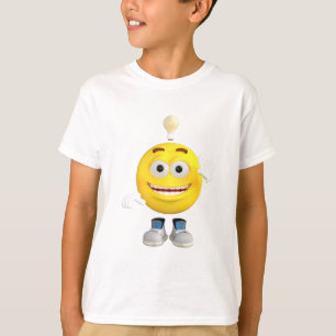 Brainy die Emoji, die Lieben zu denken T-Shirt